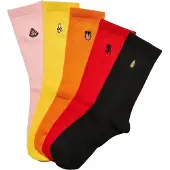 Urban Classics Fruit Embroidery Long Socks Multicolore EU 47-50 Femme