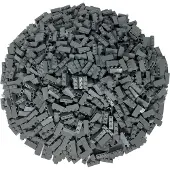 LEGO briques 1x3 gris foncé - 3623 NOUVEAU ! Quantité 50x