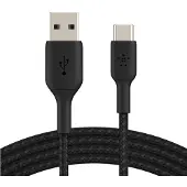 Belkin Boost Câble USB-A vers USB-C 2 m Nylon Noir