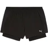 Puma Femmes, Bas de sport, W RUN VELOCITY 2IN1 3" COURT (3XL), Noir