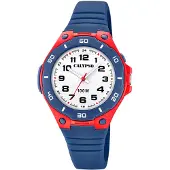 Calypso montre pour enfants Junior Fashion K5758/1 montre-bracelet plastiquePolyuréthanebleu UK5758/1