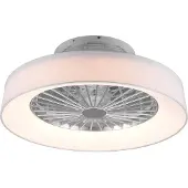 TRIO Ventilateur de plafond LED Farsund 47cm blanc