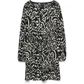 Vero Moda Robe 'VMFriga' crème / noir