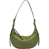 Fossil Cuir sac à épaule Harwell Hobo Tarragon olive