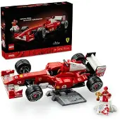 LEGO Maquette Icons Ferrari F2004 Michael Schumacher, Set Adulte, Voiture F1