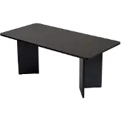 CALICOSY - Table à manger avec plateau rectangulaire L180 cm - LORAN