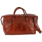 Mustang Cuir sac de voyage Natal Manchester Travelbag Cognac brun