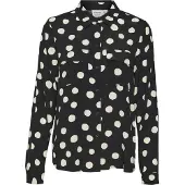 Vero Moda Gunver Long Sleeve Shirt Noir S Femme
