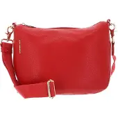 Mandarina Duck Mellow Leather Horizontal Hobo Crossbody Rouge Homme