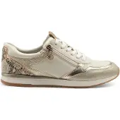 Tamaris Baskets basses crème / or / anthracite