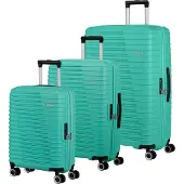 American Tourister trolley Roadrush Trolley Set A Aqua Turquoise 77cm