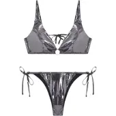 Emporio Armani pour femme. EW003289_AF20256 Bikini Under noir (M), Beachwear, Polyamide