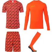 Uhlsport Progressive-goalkeeper Long Sleeve Set Orange 2XL Homme
