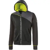 U Power Jupiter Full Zip Sweatshirt Gris S Homme