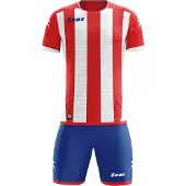 Zeus Icon Teamwear Set Maillot avec short rouge blanc