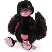 Nici peluche Love Black Swan 25cm, VERT