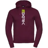 Berik Digital Hoodie, bordeaux/blanc, XL