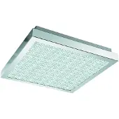 Eglo Éclairage de plafond Cardito chrome carré