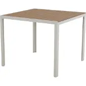 Ebuy24 Noah table de jardin 90x90 cmReproduction teck.