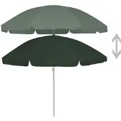 Syfax Parasol de plage vert 240 cm