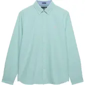 Superdry Preppy Oxford Long Sleeve Shirt Vert XL Homme