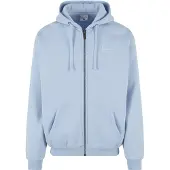 Karl kani Veste de survêtement bleu clair / blanc
