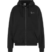 Karl kani Veste de survêtement noir / blanc