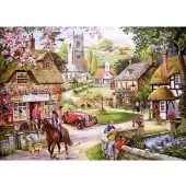 The House of Puzzles Puzzle Feeding The Ducks 1000 Teile Puzzle