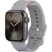 Just in Case Bracelet ActiveFlex pour Apple Watch 44/45/46/49mm, gris