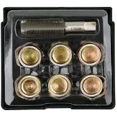 YATO Bouchons de vidange, bouchons de carter d'huile Kit de réparation M14, 6 bouchons