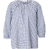 s.Oliver Chemisier bleu foncé / blanc