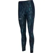 Hummel Hiit Aop Intensity High Waist Leggings Bleu S Femme