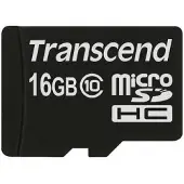 Transcend - Carte mémoire flash - 16 Go - Classe 10 - microSDHC