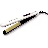 Bellissima B9 400, fer à lisser, coiffure lisse ou ondulée, revêtement céramique et kératine, lisseur, plaques arrondies