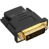InLine Adaptateur HDMI-DVI, , prise HDMI femelle sur prise DVI, contacts dorés