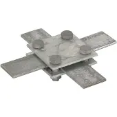 Dehn Pièce en croix acier/tZn KS FL30 STTZN 318033