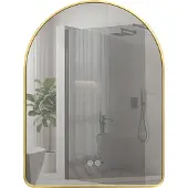 REA Miroir Camlot 80X60 Led Or Brossé