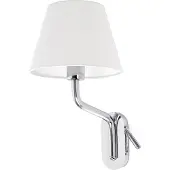 Faro ETERNA Applique intérieure avec lecteur à gauche chromé/blanc 24007-10