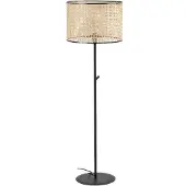 Faro MAMBO lampadaire noir/rattan 64313-49