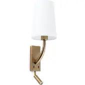 Faro REM Applique intérieure vieil or mat/blanc avec lecteur LED 29683-19