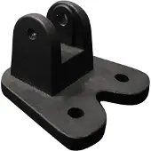 Nova Luce Base - 5,5 x 5,5 x 4 cm - noir
