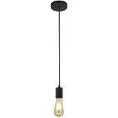 Searchlight Pendentif noir Squiggle