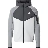 Nike Sweat à capuche zippé Tech Mix - Gris, Gris