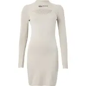 Karl lagerfeld Jeans A4w13010 Long Sleeve Dress Beige S Femme