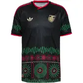 Adidas Maillot 'Jamaika 26 x Bob Marley' jaune / émeraude / rouge / noir