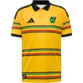 Adidas Jamaica 26/27 Home Short Sleeve T-shirt Jaune S Homme
