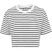 Urban Classics T-shirt noir / blanc