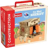 Jeujura 80 Pieces Sheriff Station Wooden Kit