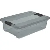 Keeeper 1094482700000 boîte de rangement "cornelia", 7 litres, crystal-grey