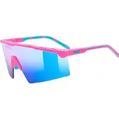 Uvex Flowline Sunglasses Rose Supravision Mirror Blue/CAT3